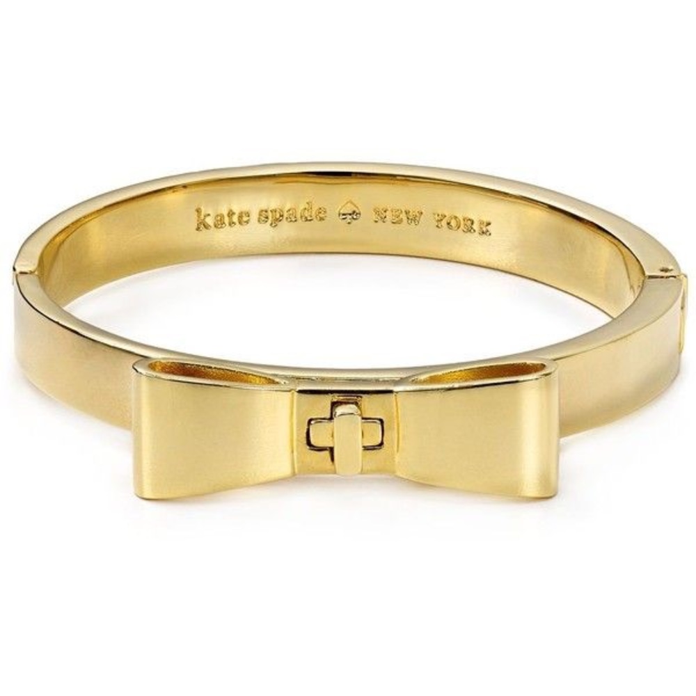 Kate Spade Perfectly Plated Bow Hinge Bracelet